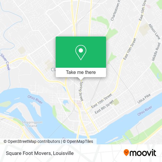 Square Foot Movers map