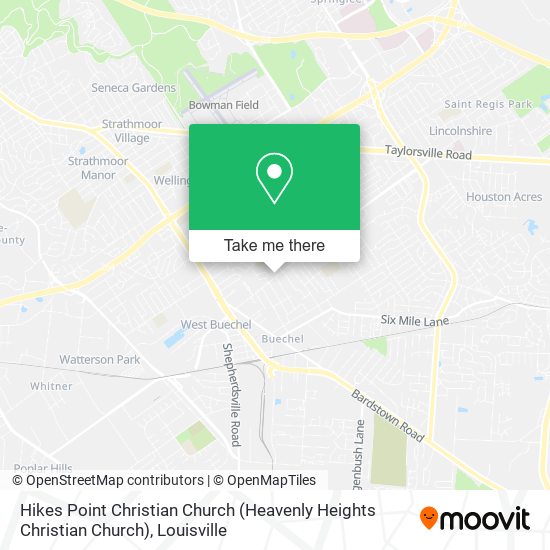 Hikes Point Christian Church (Heavenly Heights Christian Church) map