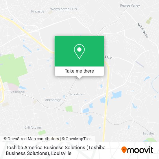 Toshiba America Business Solutions map