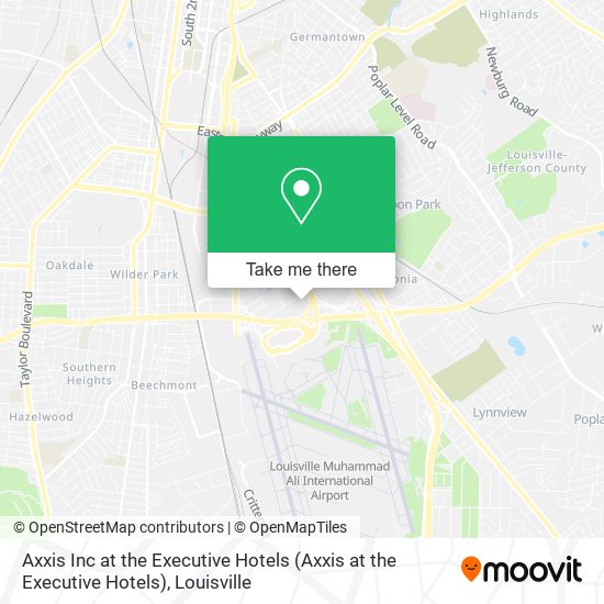 Axxis Inc at the Executive Hotels map