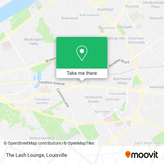 The Lash Lounge map