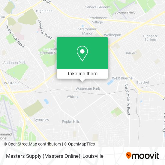 Mapa de Masters Supply (Masters Online)