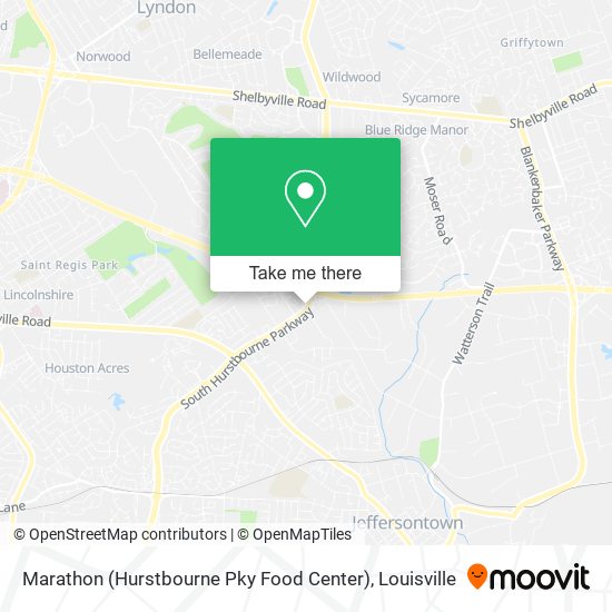 Marathon (Hurstbourne Pky Food Center) map