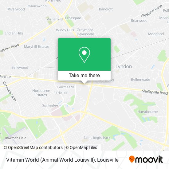 Vitamin World (Animal World Louisvill) map