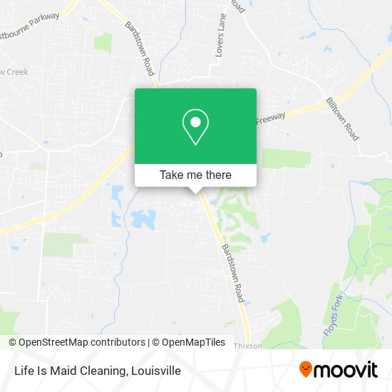 Life Is Maid Cleaning map