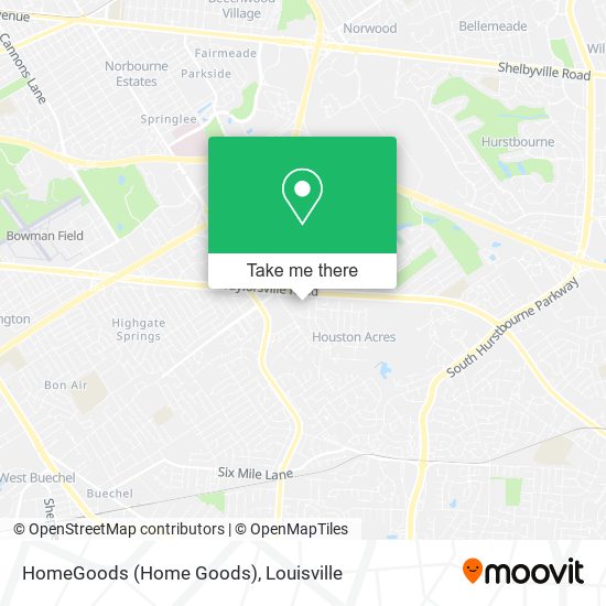 HomeGoods (Home Goods) map