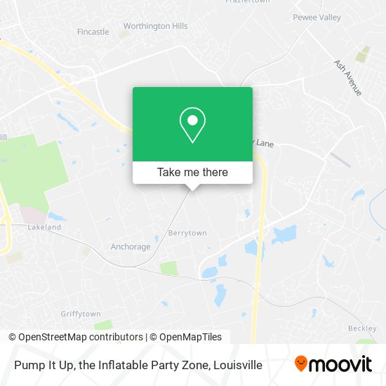 Pump It Up, the Inflatable Party Zone map