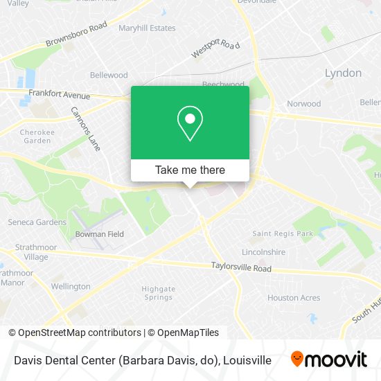 Davis Dental Center (Barbara Davis, do) map