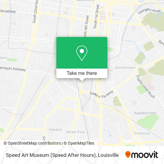 Mapa de Speed Art Museum (Speed After Hours)