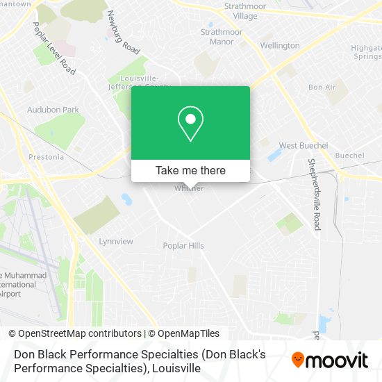 Mapa de Don Black Performance Specialties