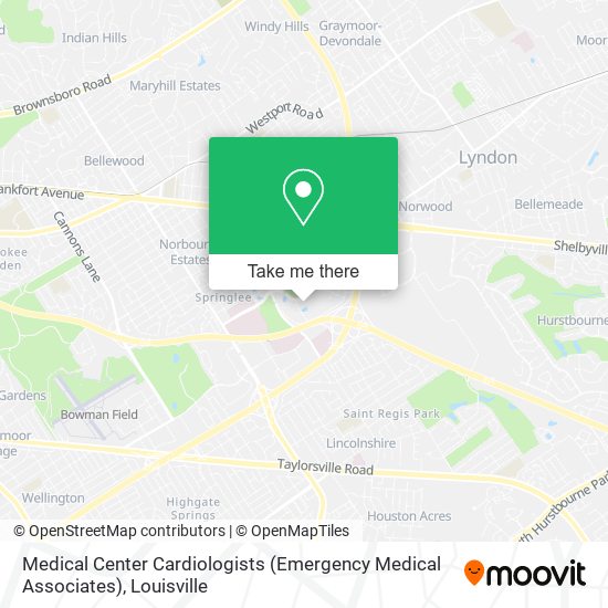 Mapa de Medical Center Cardiologists (Emergency Medical Associates)