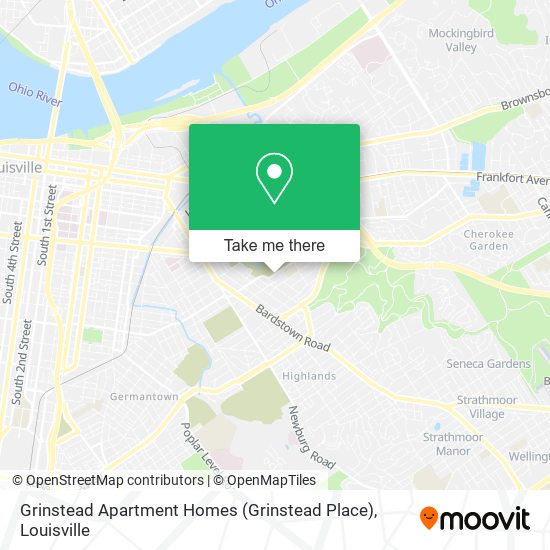 Mapa de Grinstead Apartment Homes (Grinstead Place)