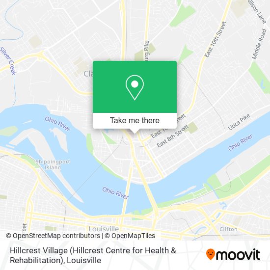 Hillcrest Village (Hillcrest Centre for Health & Rehabilitation) map