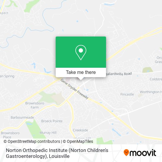 Norton Orthopedic Institute (Norton Children's Gastroenterology) map