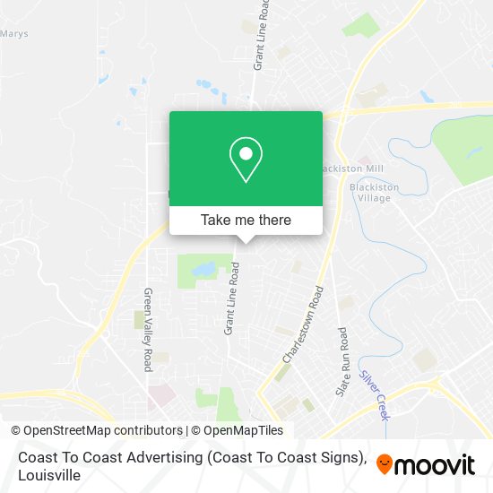 Mapa de Coast To Coast Advertising (Coast To Coast Signs)
