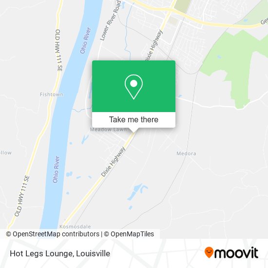 Hot Legs Lounge map