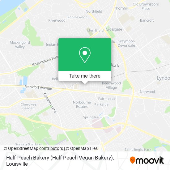 Half-Peach Bakery map