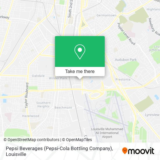 Pepsi Beverages (Pepsi-Cola Bottling Company) map