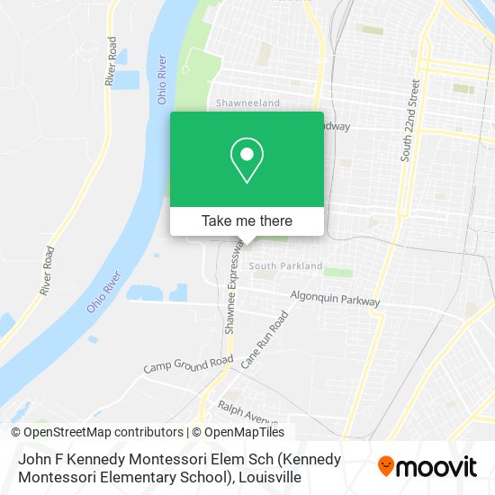 John F Kennedy Montessori Elem Sch (Kennedy Montessori Elementary School) map