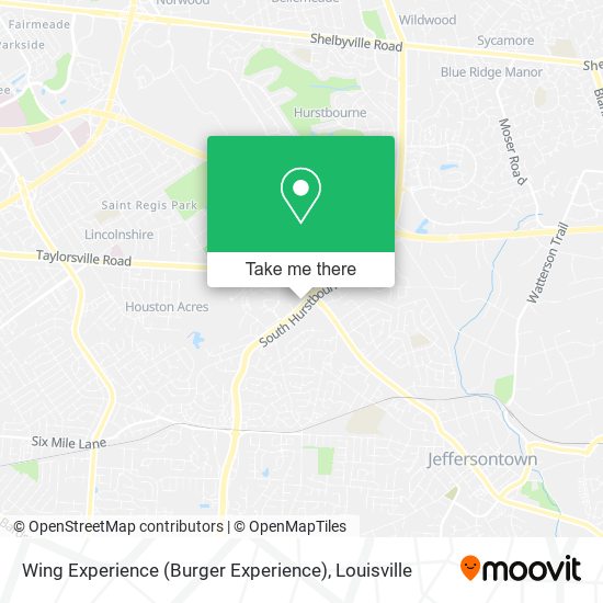 Wing Experience (Burger Experience) map