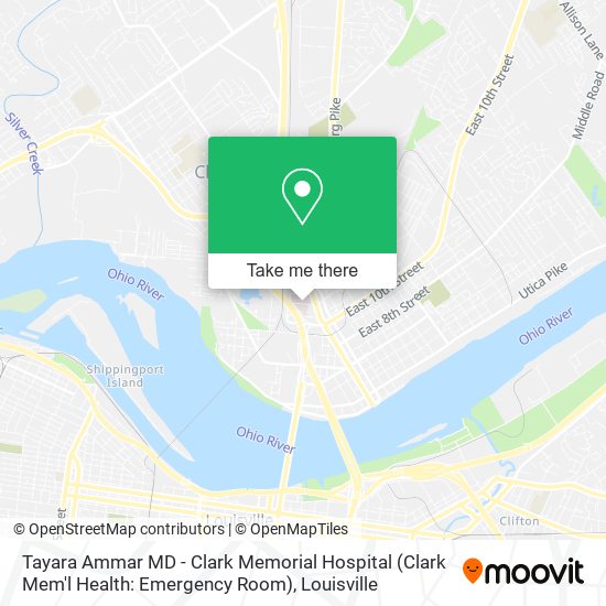 Tayara Ammar MD - Clark Memorial Hospital (Clark Mem'l Health: Emergency Room) map