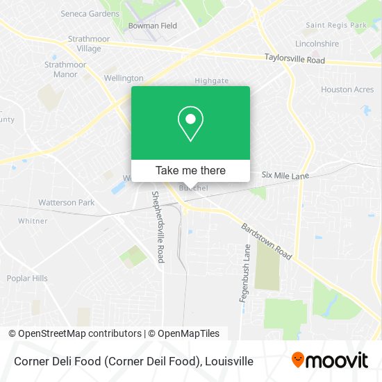 Mapa de Corner Deli Food (Corner Deil Food)