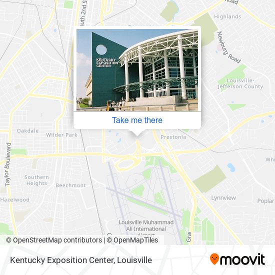 Kentucky Exposition Center map