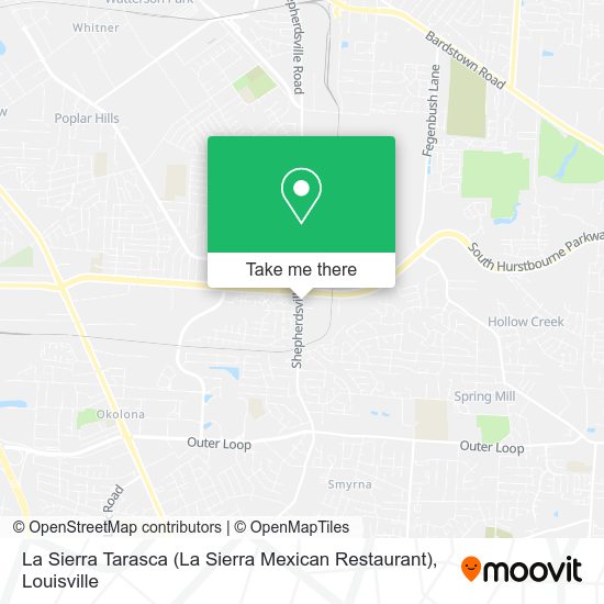 La Sierra Tarasca (La Sierra Mexican Restaurant) map