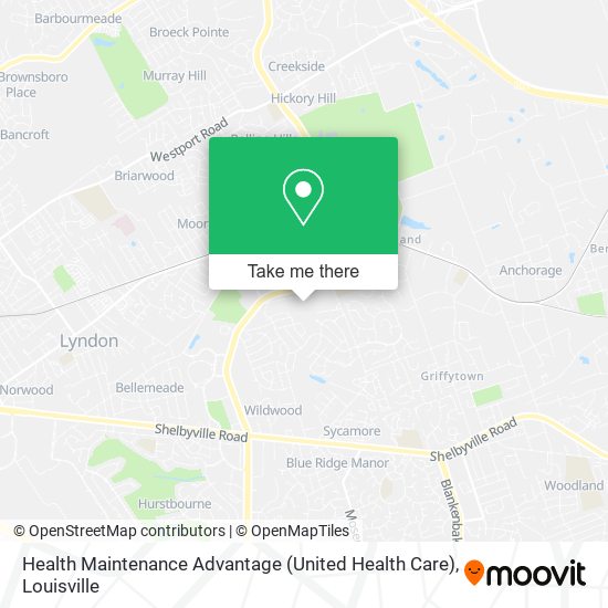 Health Maintenance Advantage (United Health Care) map