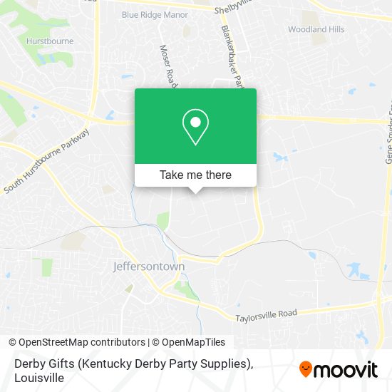 Derby Gifts (Kentucky Derby Party Supplies) map