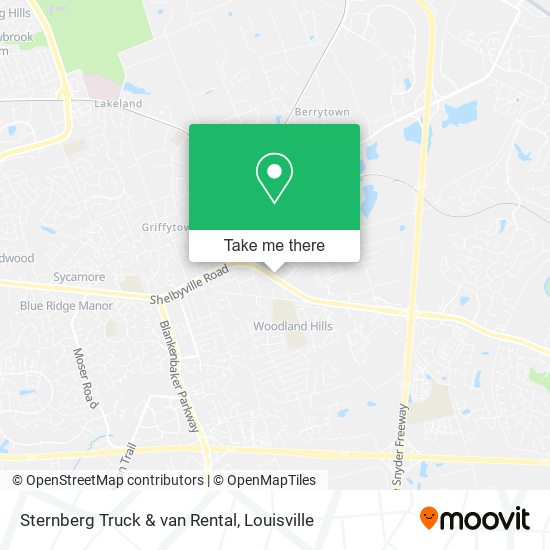 Sternberg Truck & van Rental map