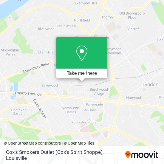 Mapa de Cox's Smokers Outlet (Cox's Spirit Shoppe)