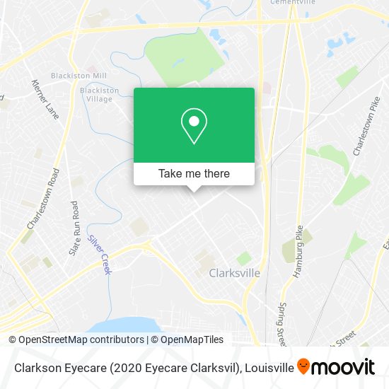 Mapa de Clarkson Eyecare (2020 Eyecare Clarksvil)