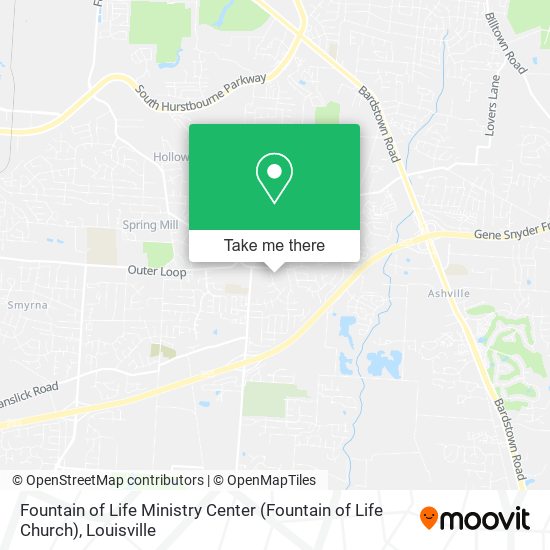 Fountain of Life Ministry Center (Fountain of Life Church) map