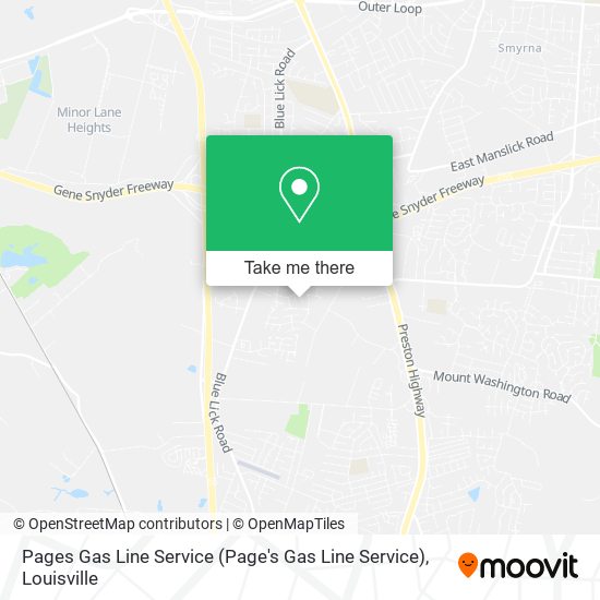 Pages Gas Line Service (Page's Gas Line Service) map