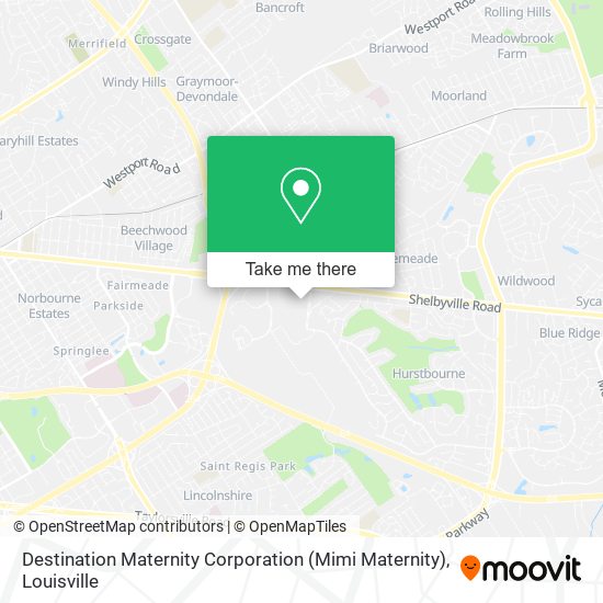 Destination Maternity Corporation (Mimi Maternity) map