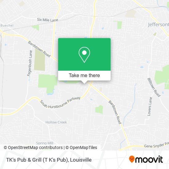 TK's Pub & Grill (T K's Pub) map