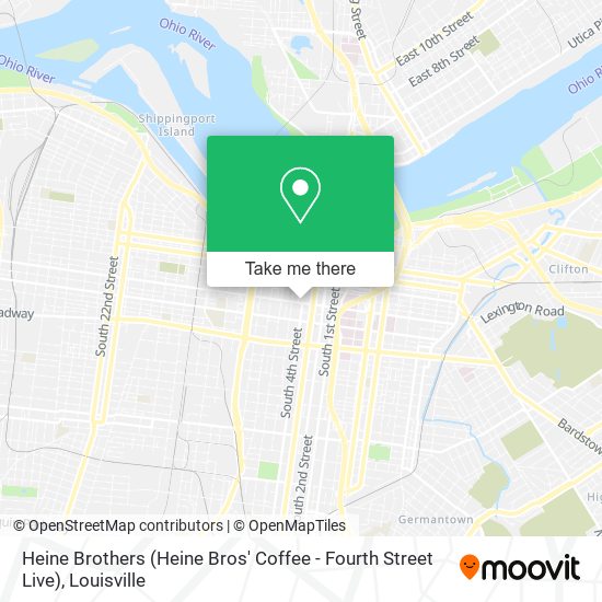 Mapa de Heine Brothers (Heine Bros' Coffee - Fourth Street Live)