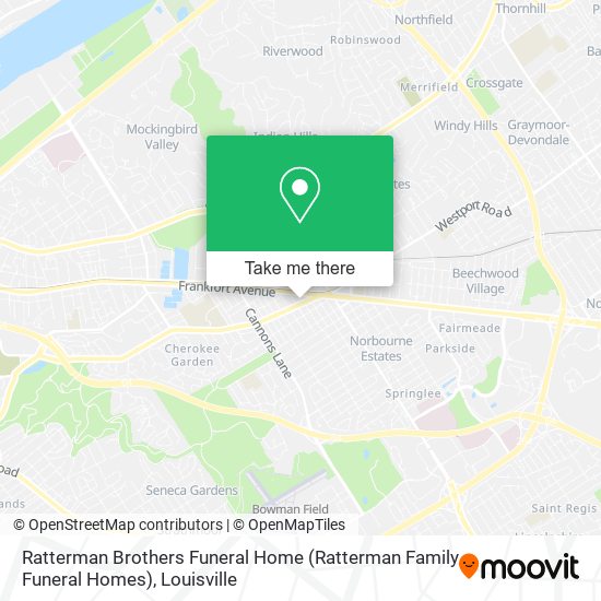 Mapa de Ratterman Brothers Funeral Home (Ratterman Family Funeral Homes)