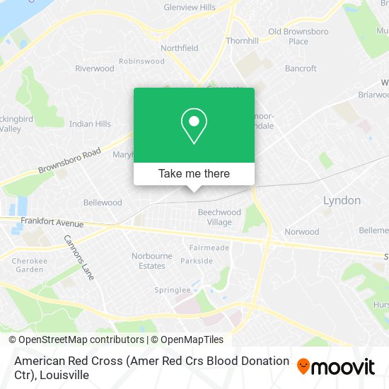 American Red Cross (Amer Red Crs Blood Donation Ctr) map