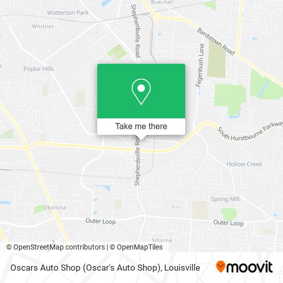 Oscars Auto Shop (Oscar's Auto Shop) map