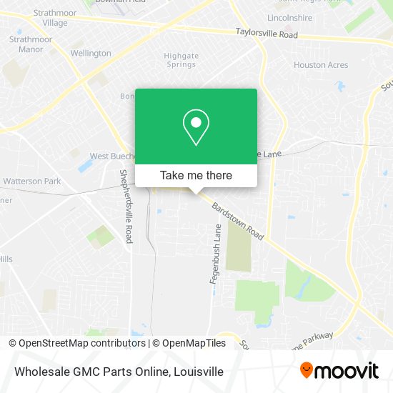 Wholesale GMC Parts Online map