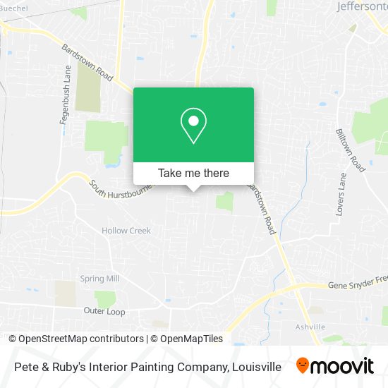 Pete & Ruby's Interior Painting Company map