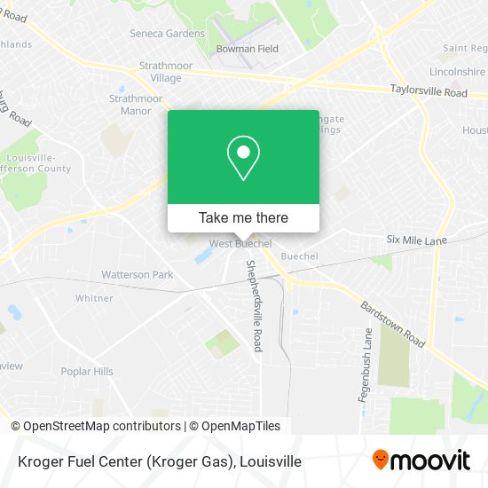 Mapa de Kroger Fuel Center (Kroger Gas)