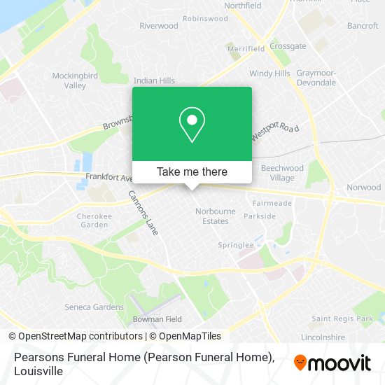 Mapa de Pearsons Funeral Home (Pearson Funeral Home)