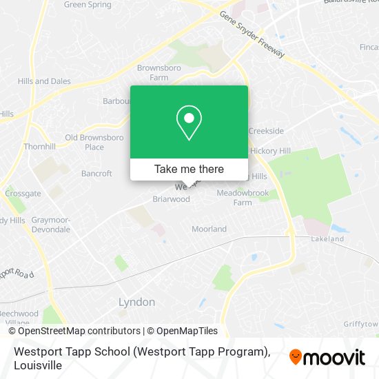 Westport Tapp School (Westport Tapp Program) map