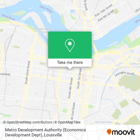 Metro Development Authority (Economics Development Dept) map