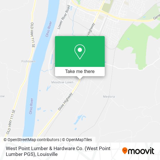 West Point Lumber & Hardware Co. (West Point Lumber PGS) map