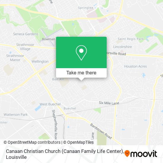 Mapa de Canaan Christian Church (Canaan Family Life Center)
