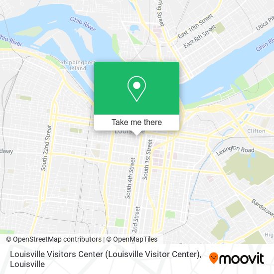 Mapa de Louisville Visitors Center (Louisville Visitor Center)